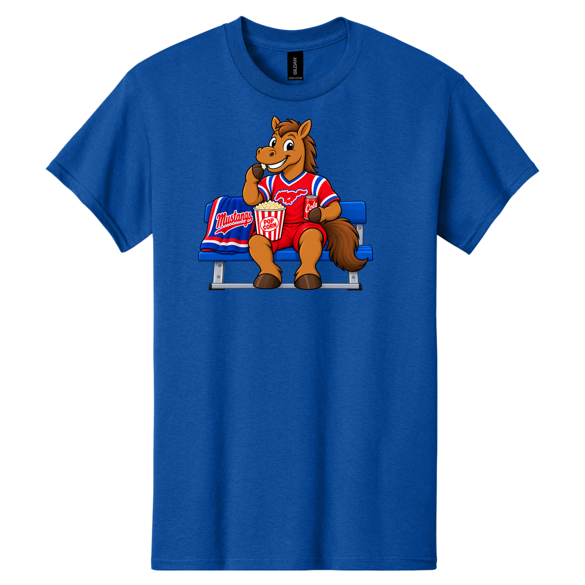 Mustang bleachers — Royal Blue