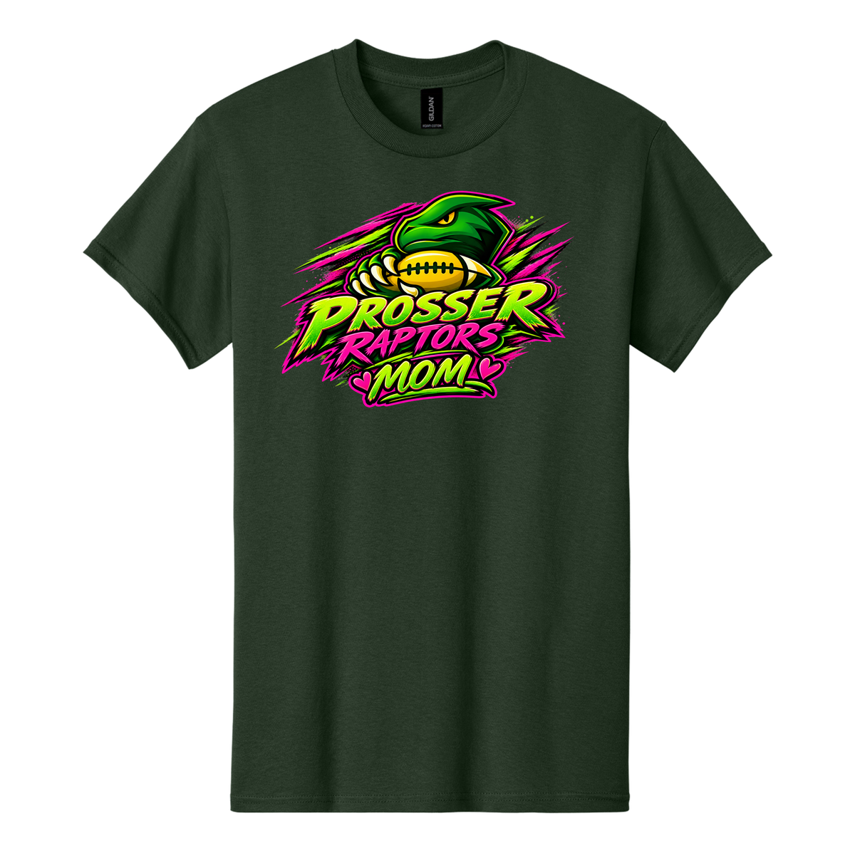 Raptors Mom — Forest Green