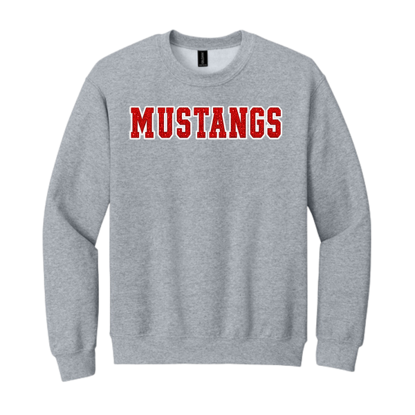 Mustang Red glitter
