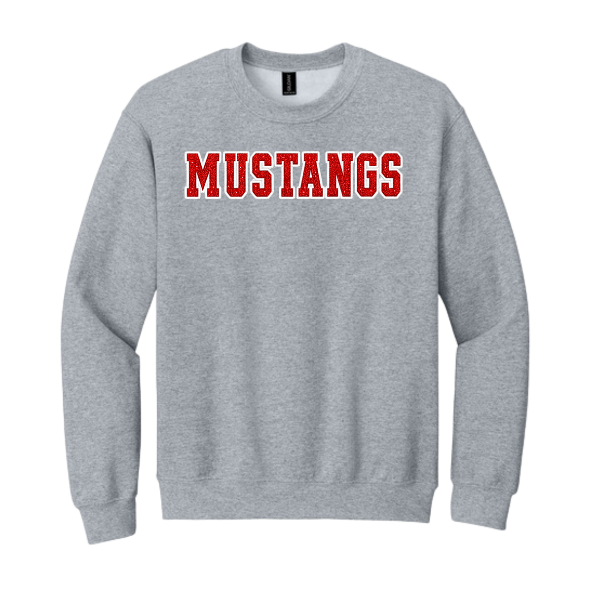 Mustang Red glitter — Sport Grey