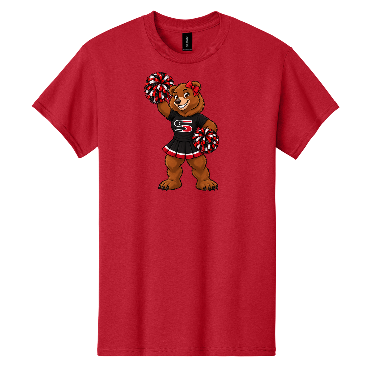 Grizzlies girl cheerleader — Red