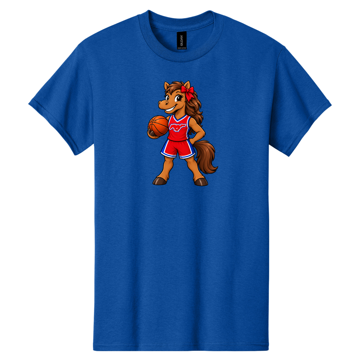Mustang girl bball player — Royal Blue