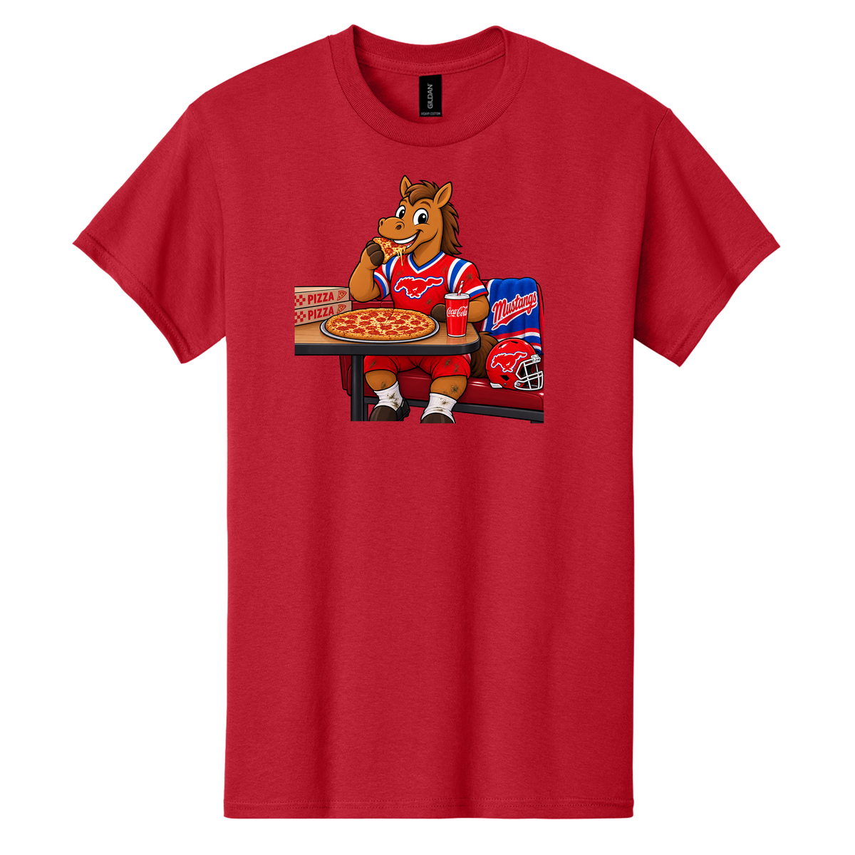 Mustang pizza  — Red