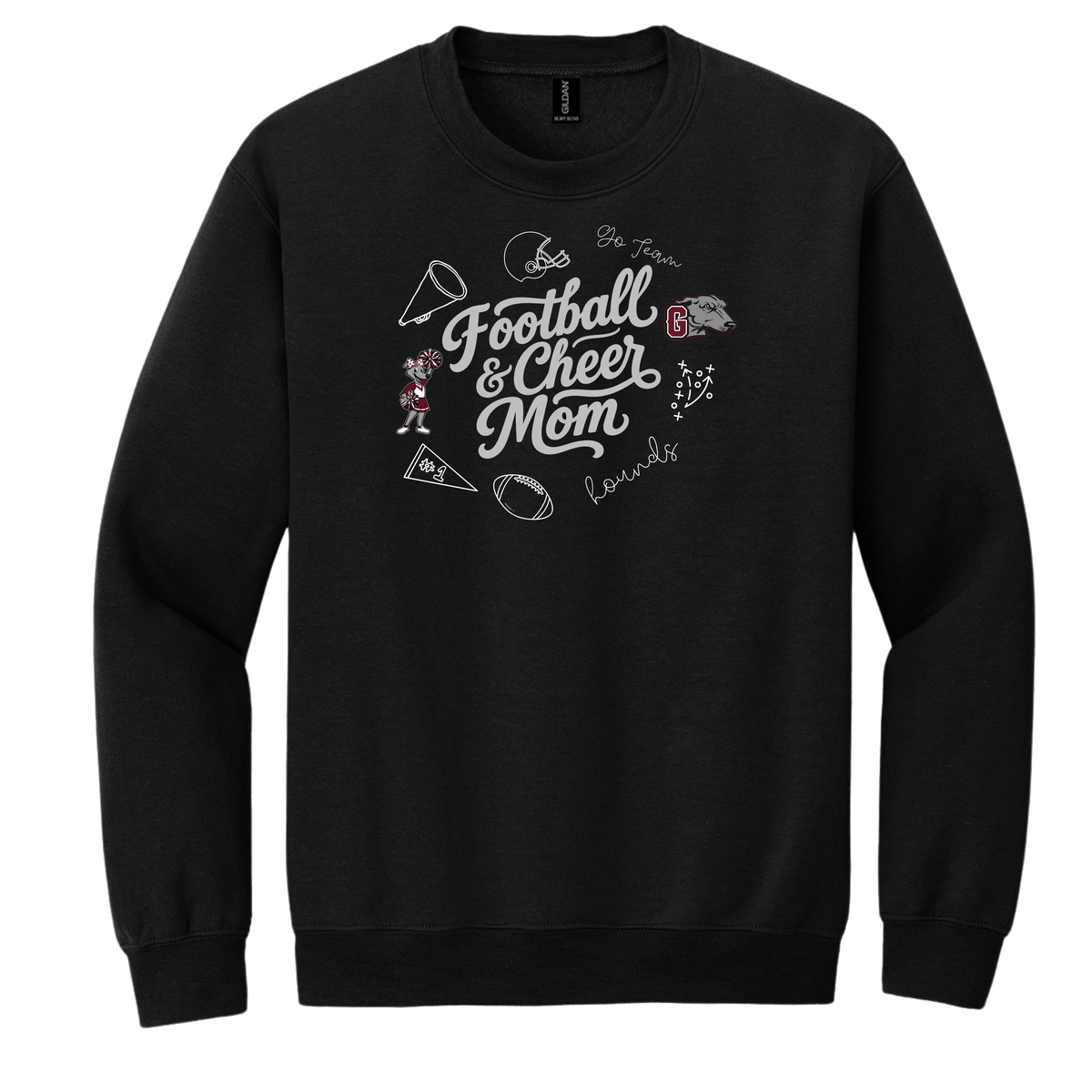 Hounds cheer 05 — Black