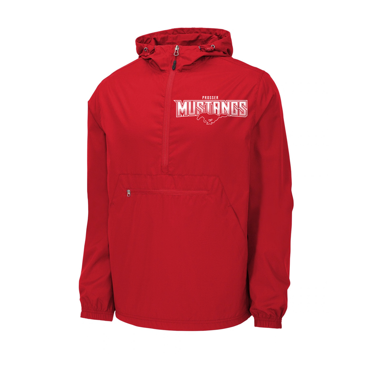 Prosser Mustangs jacket 4 — Red