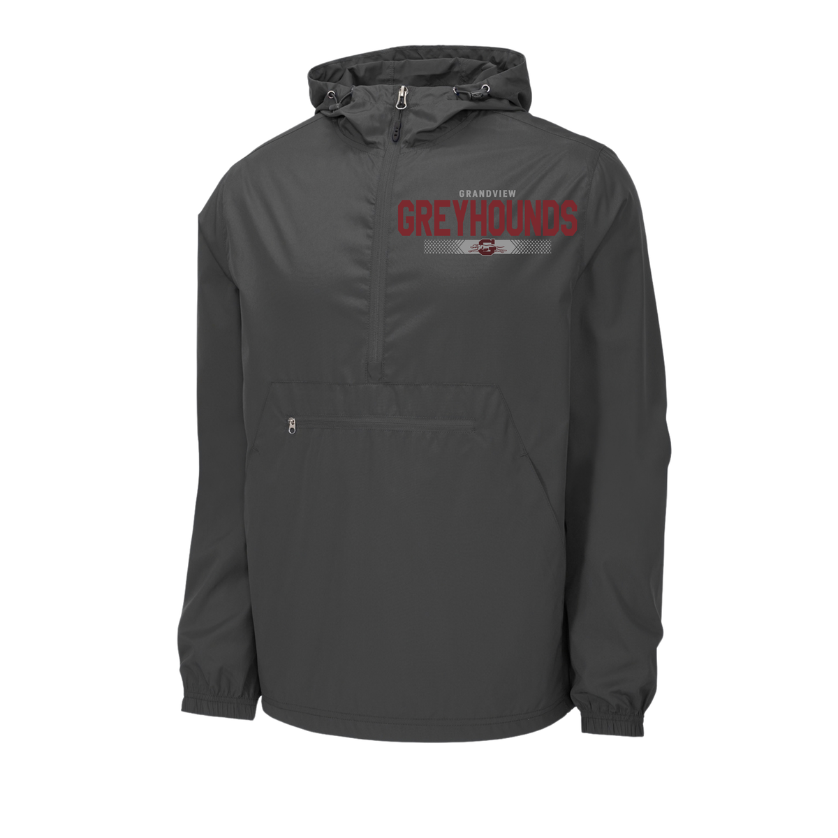Grandview Greyhounds jacket 1 — Charcoal