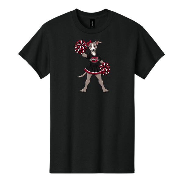 Greyhound cheerleader