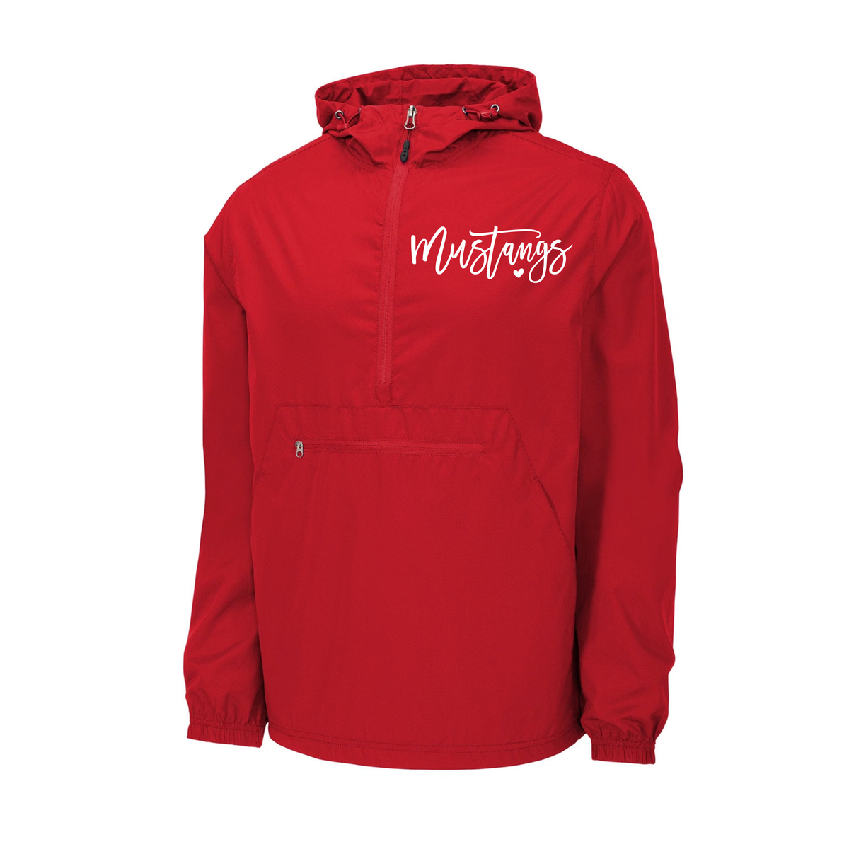 Prosser Mustangs jacket 2 — Red