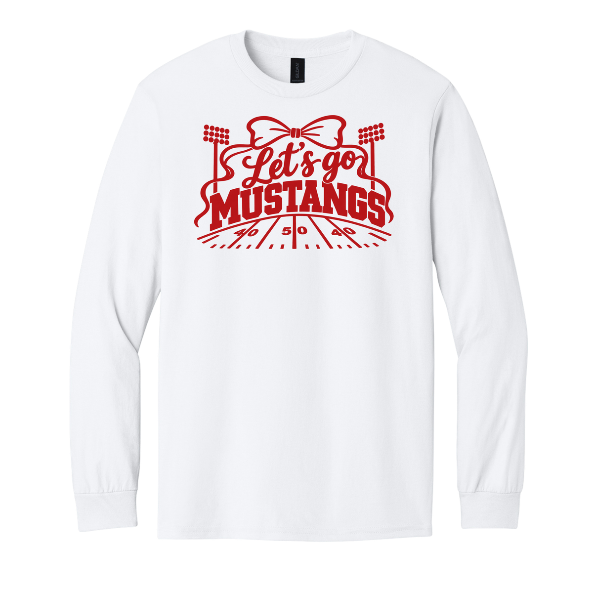 Mustangs Cheer 04 — White