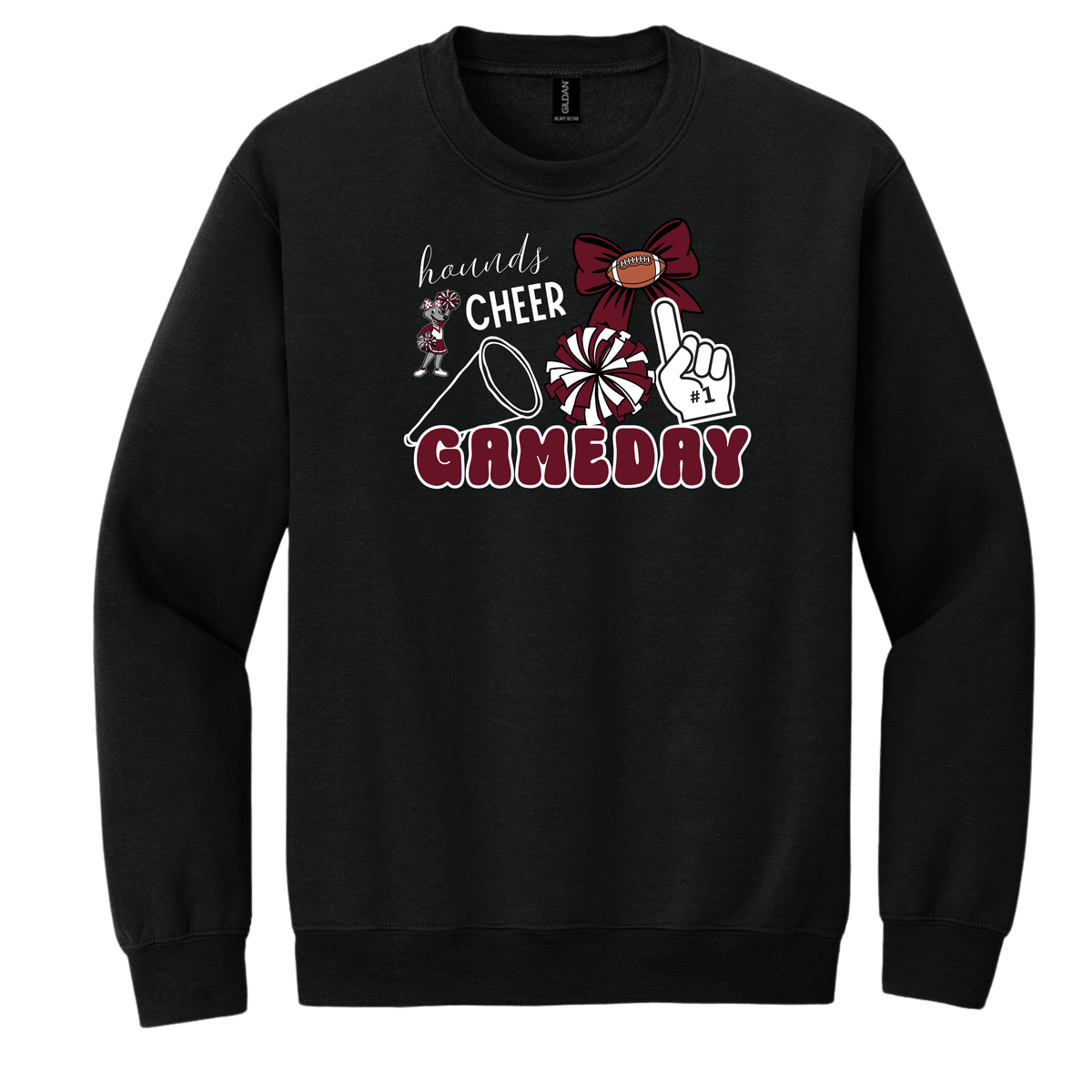 Hounds cheer 04 — Black