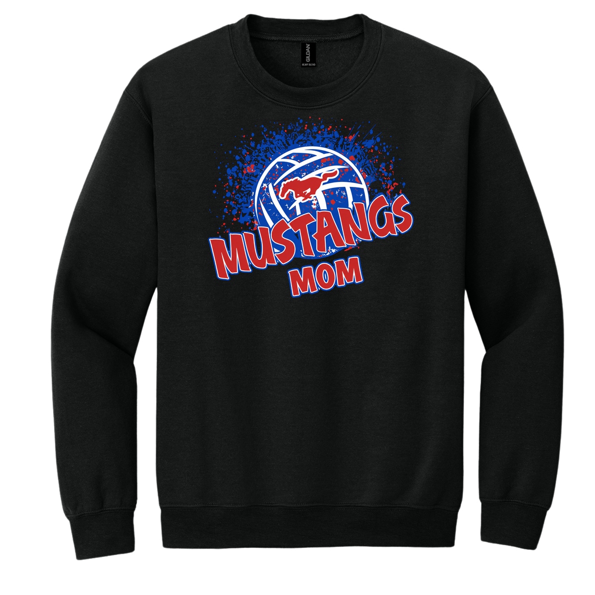Prosser Volleyball Mom 02 — Black
