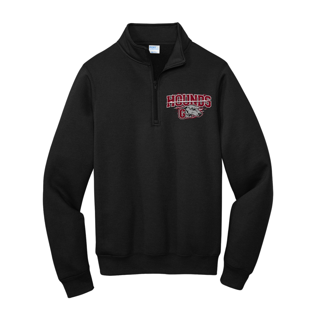 Quarter Zip — Black