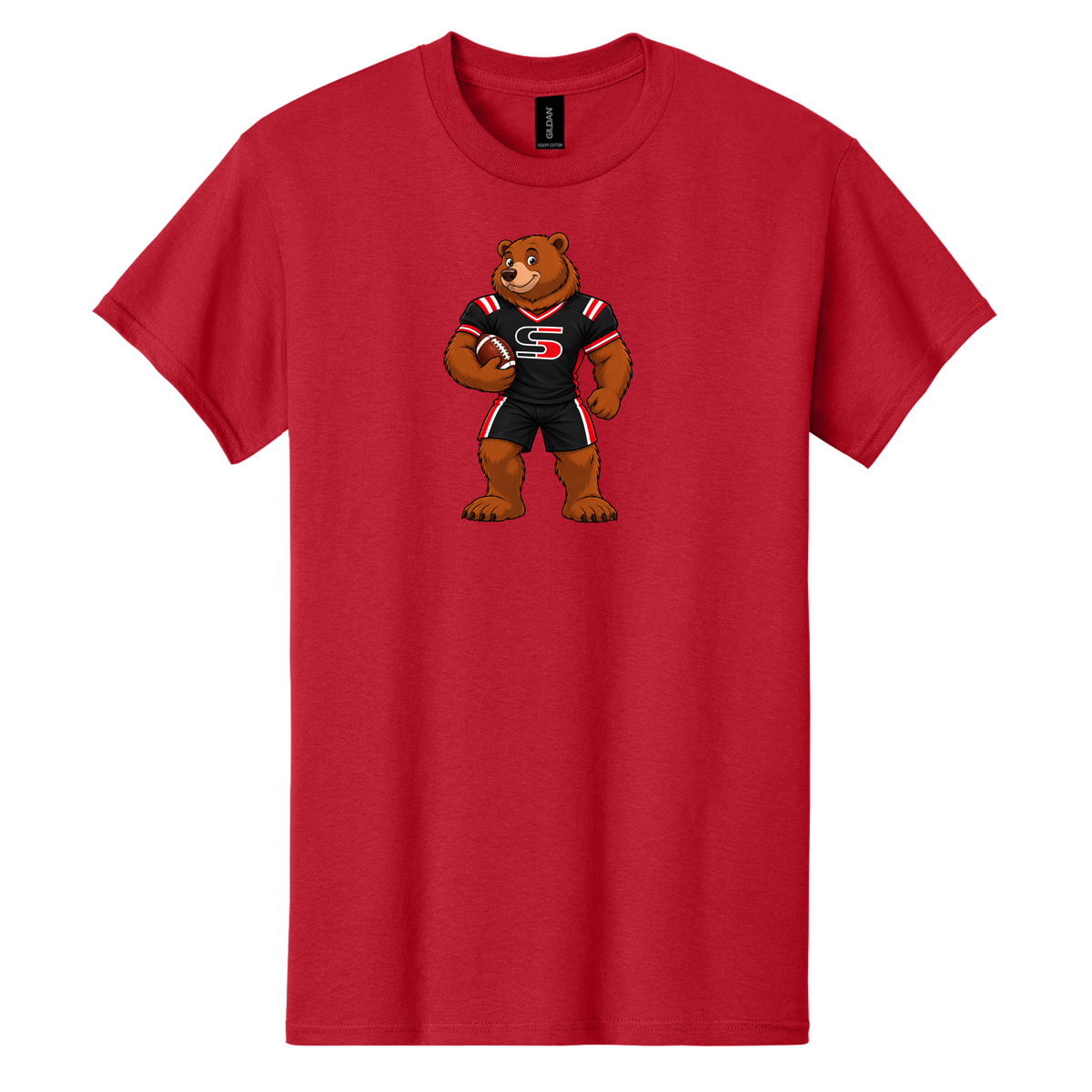 Grizzlies boy fball player — Red