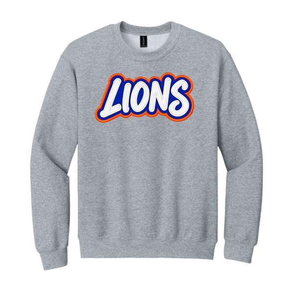 Lions blue & white glitter 
