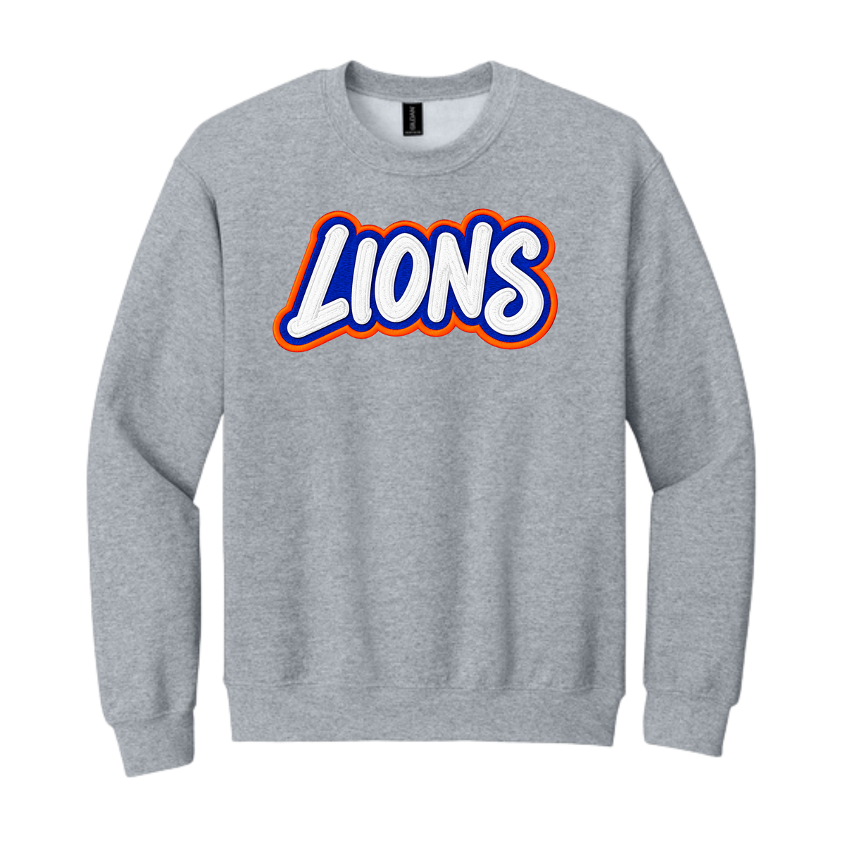 Lions blue & white glitter  — Sport Grey