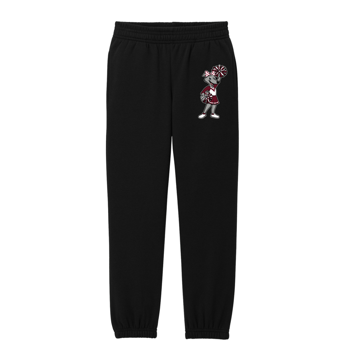 Hounds cheer girl — Black