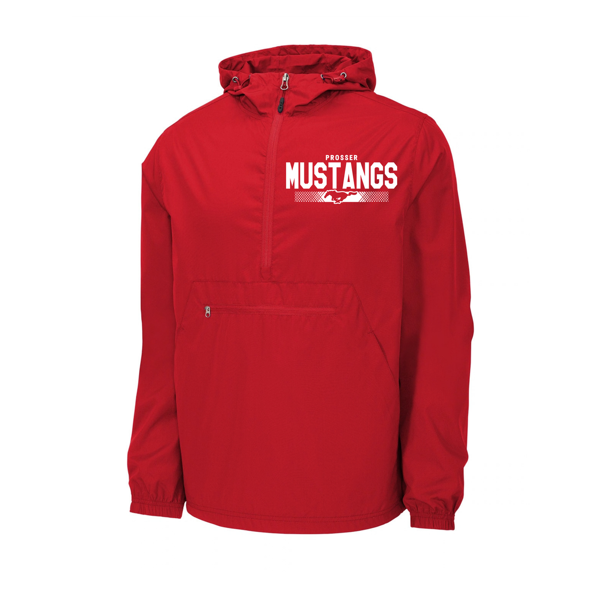Prosser Mustangs jacket 1 — Red