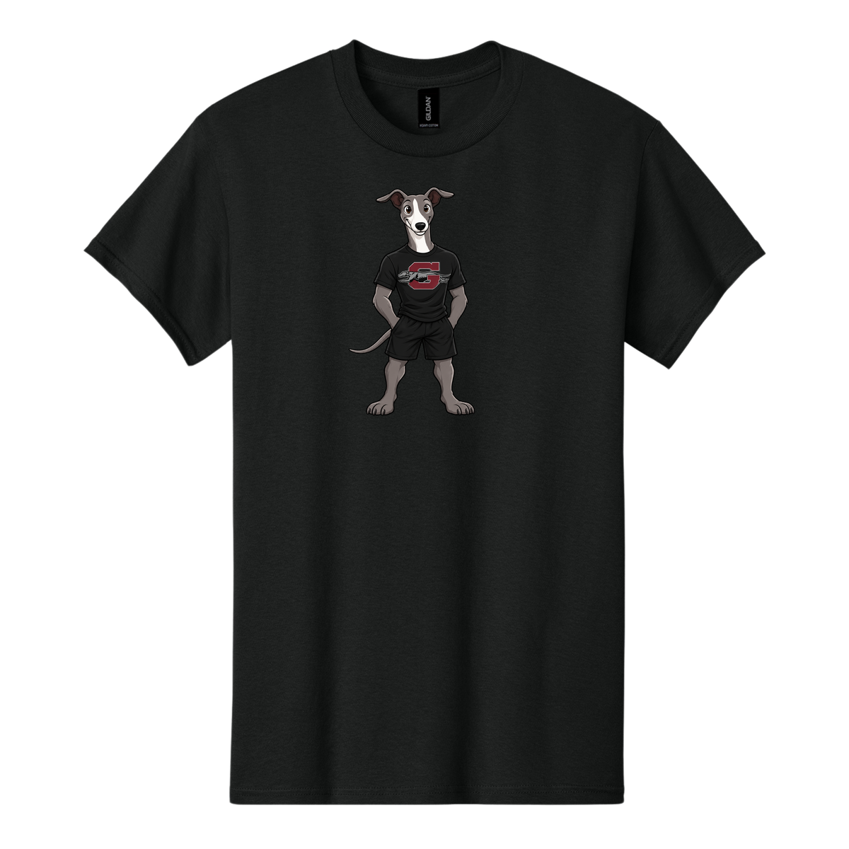 Greyhound boy — Black