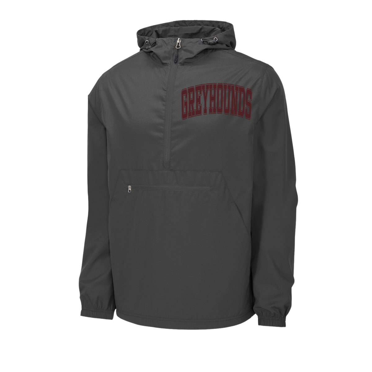 Grandview Greyhounds jacket 2 — Charcoal